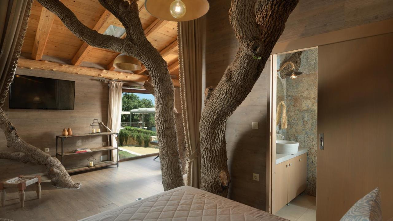 Stolidi Mou Treehouse Villa Atsipopoulo Ngoại thất bức ảnh